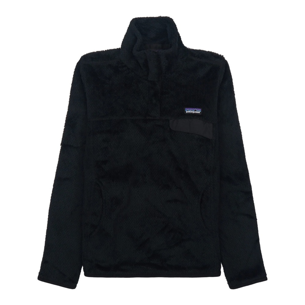 Patagonia Re-Tool Snap Black Fleece Pullover